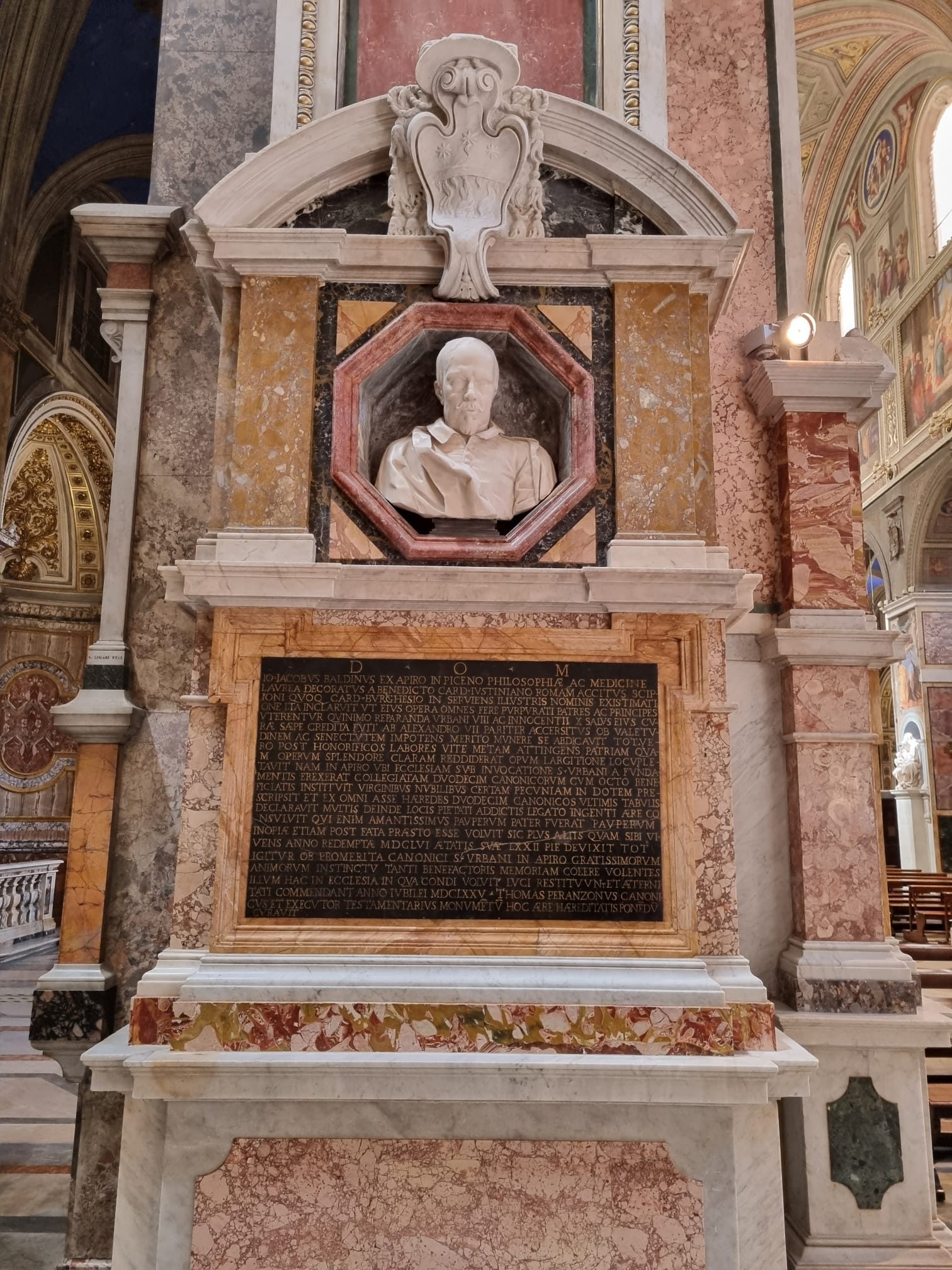 Giacomo Baldini's tombstone, Rome - 02.jpeg